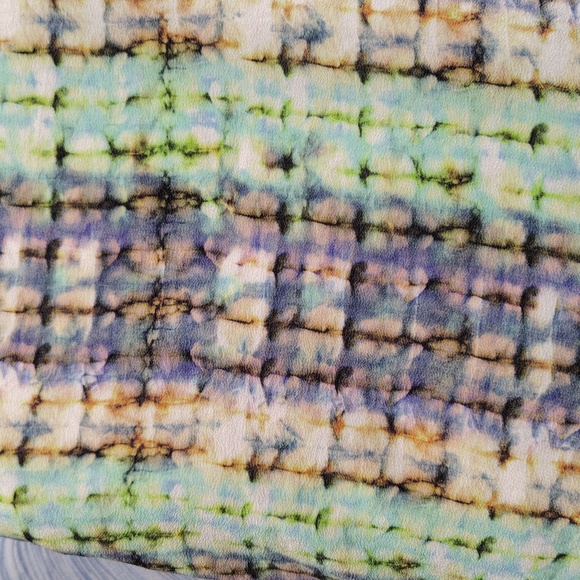 FREE PEOPLE GORGEOUS JEWEL TONE HAND-BLOCK PRINTED SILK MAXI DRESS Sz OS - Picture 6 of 16